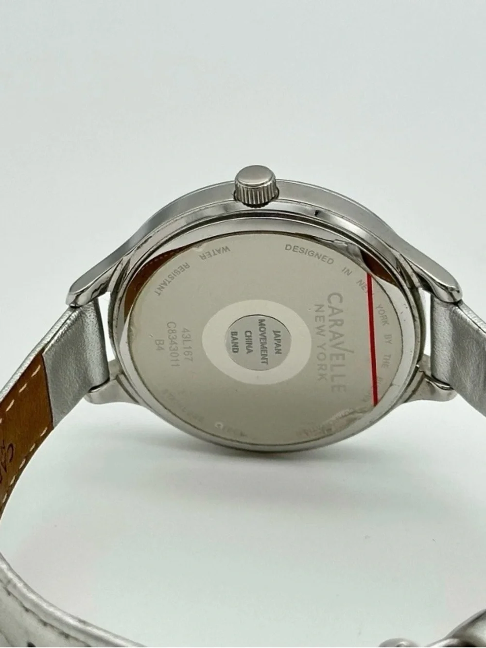 Caravelle New York by Bulova 43L167 Women's Crystal Bezel Wrist Watch 37mm Works